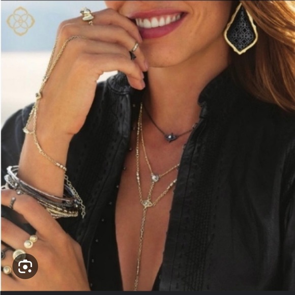 Kendra Scott Colby evil eye Y necklace - Picture 1 of 6